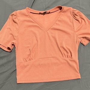 Pink V-Neck Tee Shirt